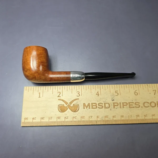 Barling's Make 1953 63 YOW EL Smooth Billiard w/Silver Estate Briar Pipe, English Estates - Image 12