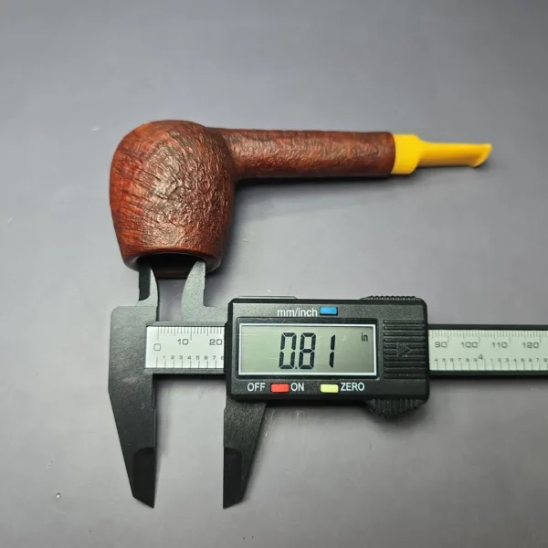 Bruce Weaver 2012 Sandblasted Lovat w/ Bakelite Estate Briar Pipe, Unsmoked - Image 13