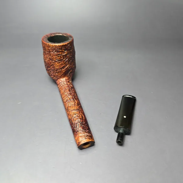 Dunhill 1960 Shell Briar ODA 845 XL Sandblasted Canadian Estate Briar Pipe, English Estates - Image 13