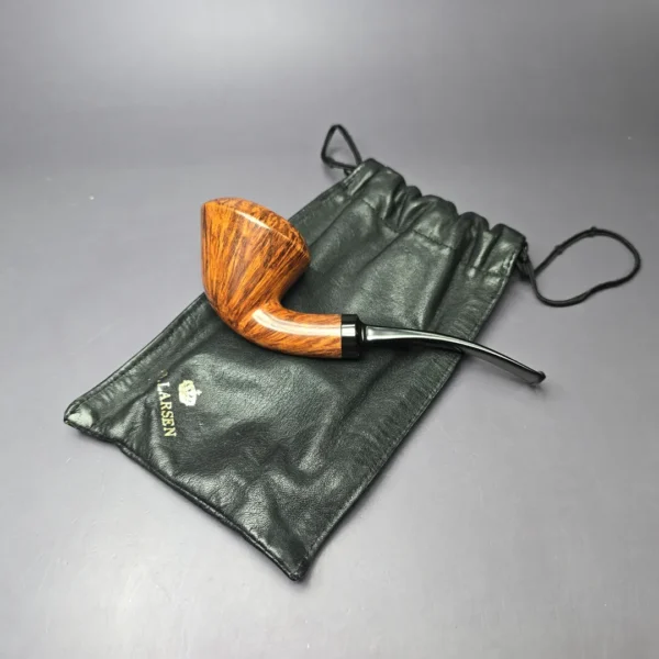 WO Larsen Straight Grain Grade 3 Smooth Dublin Estate Briar Pipe, Unsmoked - Image 13