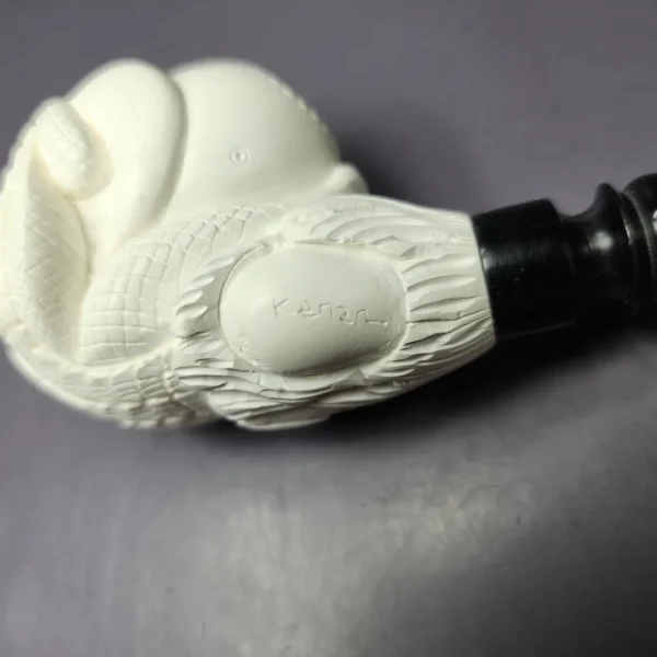 MBSD Meerschaum Classic Dragon Claw by Kenan Block Meerschaum Pipe, New - Image 2