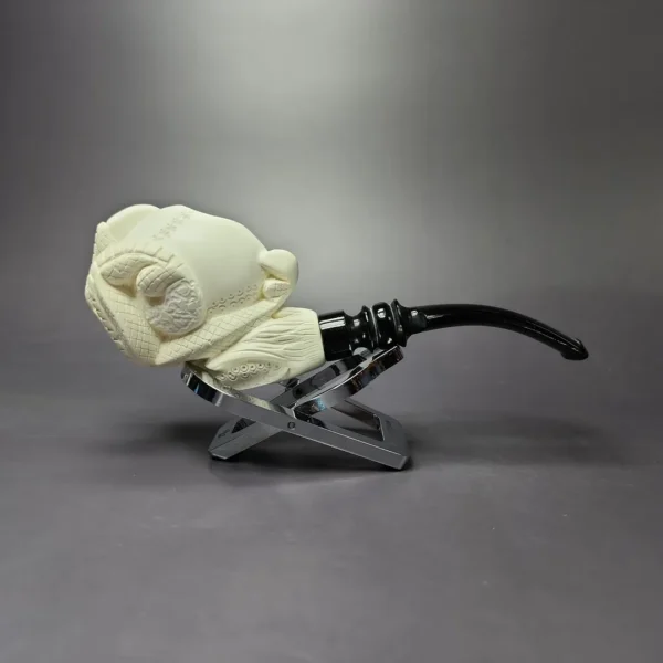 MBSD Meerschaum Classic Dragon Claw by Kenan Block Meerschaum Pipe, New - Image 3