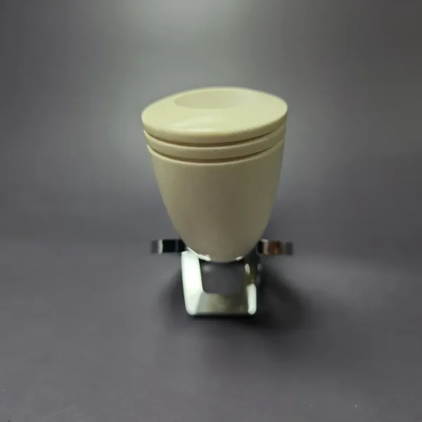 MBSD Meerschaum Deluxe Smooth Horn Block Meerschaum Pipe, Briar-Mortise, New - Image 3