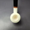 MBSD Meerschaum Deluxe Part Rusticated Cherrywood Block Meerschaum Pipe, Briar-Mortise, New - Image 5