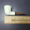 MBSD Meerschaum Silver Lattice Dublin Reverse Calabash Block Meerschaum Pipe, New - Image 8