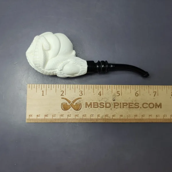 MBSD Meerschaum Classic Dragon Claw by Kenan Block Meerschaum Pipe, New - Image 9