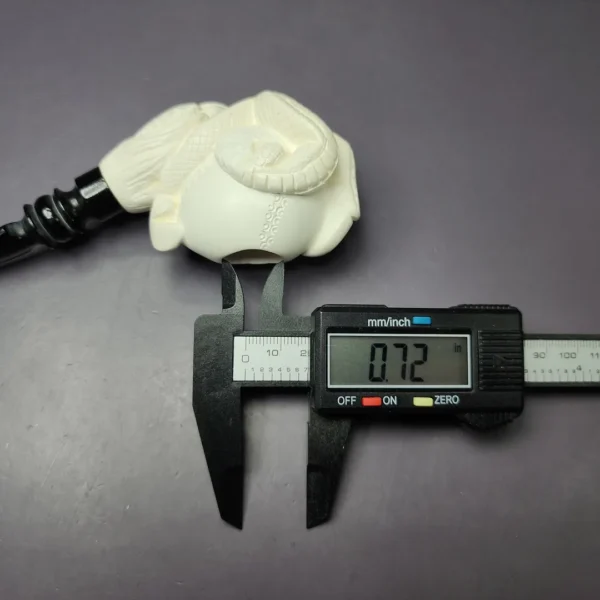 MBSD Meerschaum Classic Dragon Claw by Kenan Block Meerschaum Pipe, New - Image 10