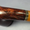 Rinaldo Triade Y Smooth Bent Billiard w/ Silver Estate Briar Pipe, Unsmoked - Image 12