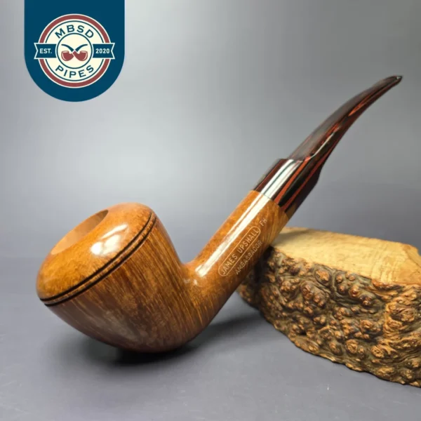 James Upshall Empire Ambassador Rhodesian w/Cumberland Estate Briar Pipe, Unsmoked