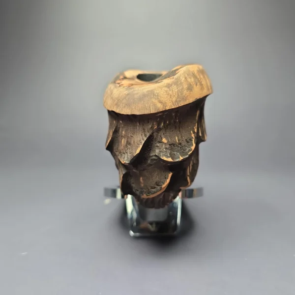 Nording Spruce Matte Partially Rusticated Freehand Estate Briar Pipe, Unsmoked - Image 6