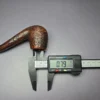 Dunhill 1983 Cumberland 41022 Sandblasted Bent Billiard Estate Briar Pipe, Unsmoked - Image 9