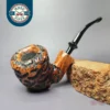 Rocky Patel (by Nording) Copenhagen Rusticated Freehand Estate Briar Pipe, Danish Estates