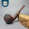 Nathan Armentrout Contrast Sandblasted Apple w/ Boxwood Handmade Briar Pipe, New