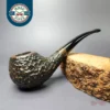 Sam Learned 2001 Crescent Grade Rusticated Hawkbill Estate Briar Pipe, American Estates