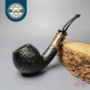 Sean Reum Sandblasted Apple w/ Cumberland Handmade Briar Pipe, New