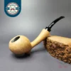 Eclesias Pipes Natural Sandblasted Acorn Handmade Briar Pipe, New