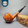 Giordano Lucca 4 Smooth Billiard w/ Silver Estate Briar Pipe, Unsmoked, 9mm