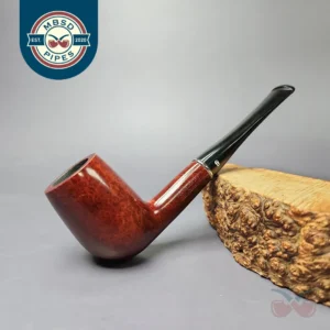 Georg Jensen Rubin 05 Smooth Billiard w/ Silver Estate Briar Pipe, Unsmoked