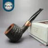 4th Generation (by Ascorti) Forza Grappa 1931 Rusticated Pot Estate Briar Pipe, Unsmoked