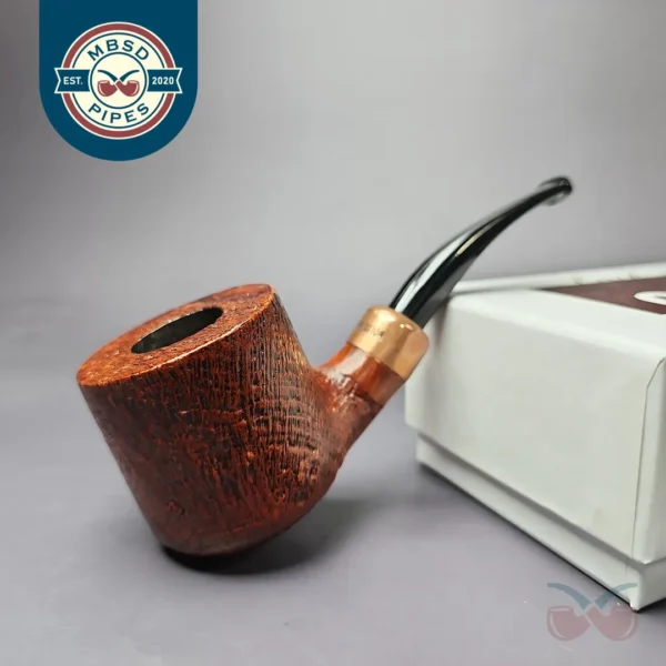 4th Generation (by Ascorti) Forza Nebbiolo 1957 Sandblasted Pot Estate Briar Pipe, Unsmoked
