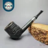 J Mouton Partially Sandblasted Lovat w/ Silver Handmade Briar Pipe, New