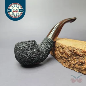 Malcolm's Pipe Shop Rusticated Apple Estate Briar Pipe, American Estates