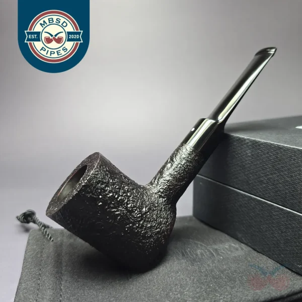 Dunhill 2023 Shell Briar 5222 Sandblasted Poker Estate Briar Pipe, Unsmoked