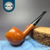 Sasieni Family Era Four Dot Natural Hurlingham Smooth Estate Briar Pipe, Unsmoked