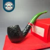 Savinelli 2025 Saint Nicholas 602 KS Rusticated Bent Billiard Briar Pipe, 6mm, New