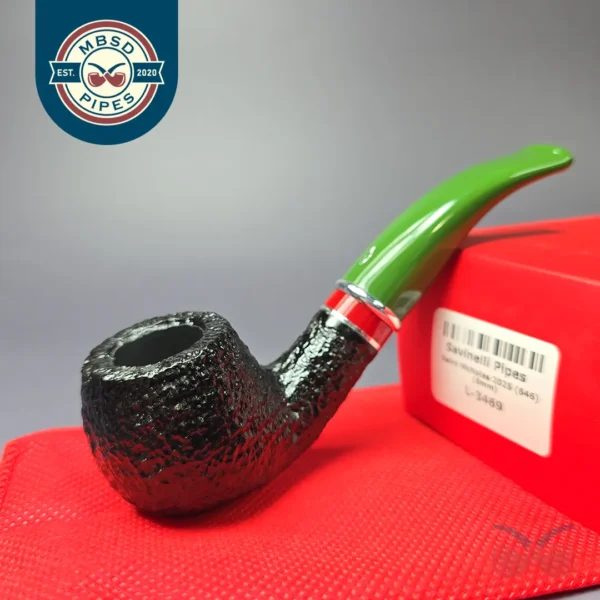 Savinelli 2025 Saint Nicholas 646 KS Rusticated Apple Briar Pipe, 6mm, New