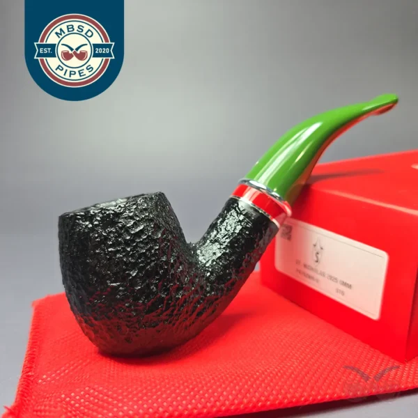 Savinelli 2025 Saint Nicholas 616 KS Rusticated Brandy Briar Pipe, 6mm, New