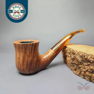 BST (Todd Bannard) Smooth Bent Billiard Sitter Estate Briar Pipe, Canadian Estates