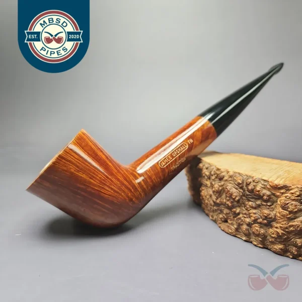 James Upshall Empire Tradition Magnum Smooth Yachtsman Estate Briar Pipe, Unsmoked