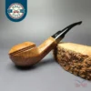 Brigham Canadian Era 3 Dot Sandblasted Bulldog Estate Briar Pipe, Canadian Estates