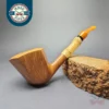 Ph. Vigen for Bjarne Nielsen Smooth Dublin w/ Bamboo Estate Briar Pipe, Unsmoked
