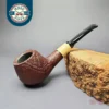 MBSD Briars by Piero Vitale Sandblasted Author w/ Boxwood Briar Pipe, New