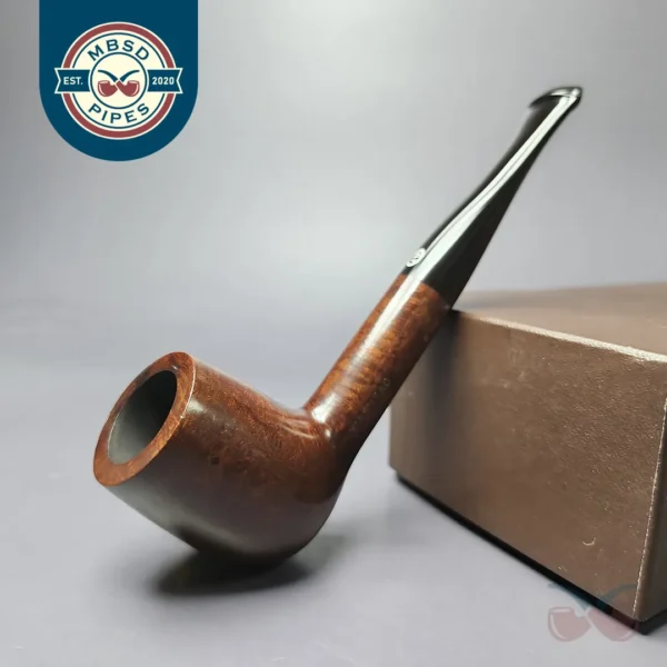 James Upshall Tilshead Group 5 Smooth Billiard Estate Briar Pipe, Unsmoked