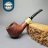 MBSD Briars by Piero Vitale Sandblasted Author w/ Boxwood Briar Pipe, New