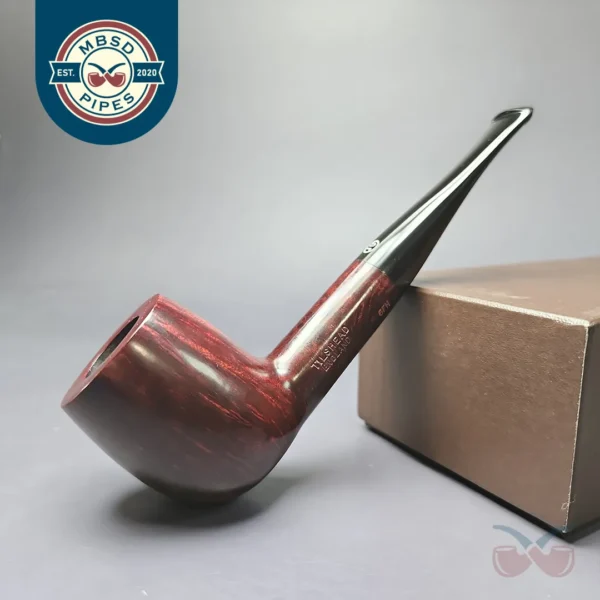 James Upshall Tilshead Group 6 Smooth Large Billiard Estate Briar Pipe, Unsmoked