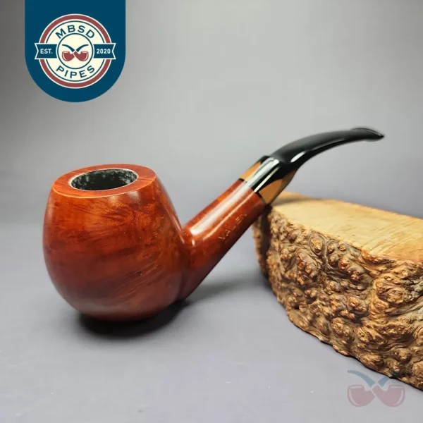 Vauen by Barontini 65 Smooth Footed Apple Estate Briar Pipe Unsmoked, 9mm