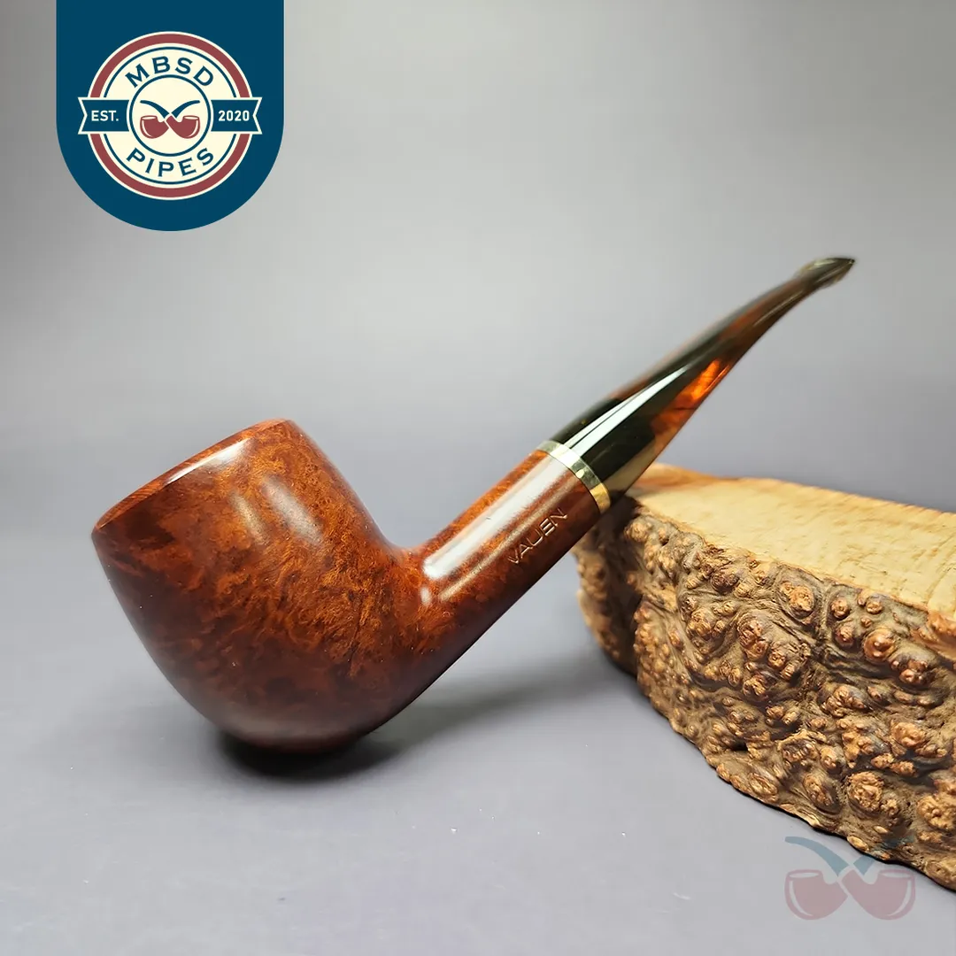 Vauen 3968 Smooth Billiard Estate Briar Pipe, Unsmoked, 9mm