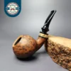 Nording Nose Warmer Smooth Apple w/ Tagua Nut Estate Briar Pipe, Unsmoked