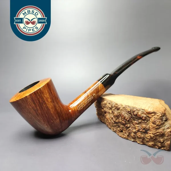 James Upshall Empire Tradition Magnum Smooth Dublin Estate Briar Pipe, Unsmoked
