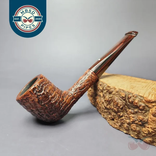Dunhill 2006 County 3103 Sandblasted Billiard Estate Briar Pipe, English Estates