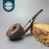 Sergei Senatorov Sandblasted Squat Dublin Estate Briar Pipe, Unsmoked