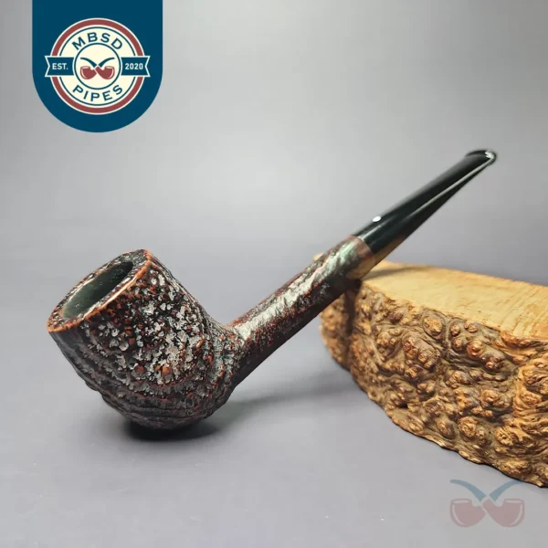 Dunhill 1967 Shell Briar 36 Sandblasted Billiard Estate Briar Pipe, English Estates