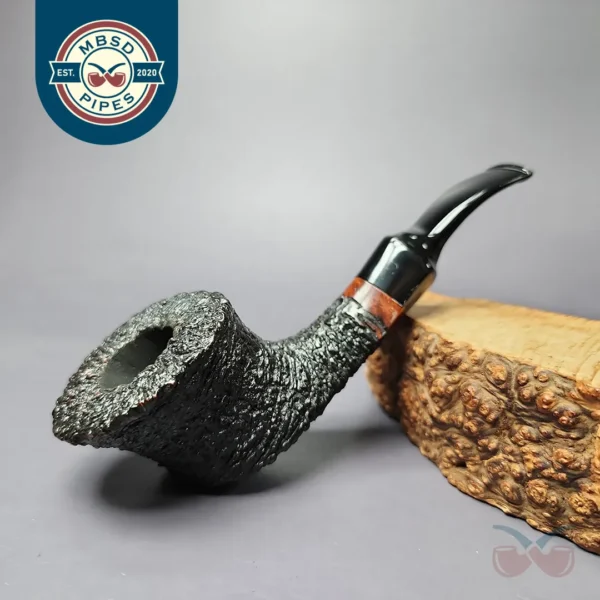 Benner (Bent Nielsen) Rusticated Dublin Estate Briar Pipe, Danish Estates