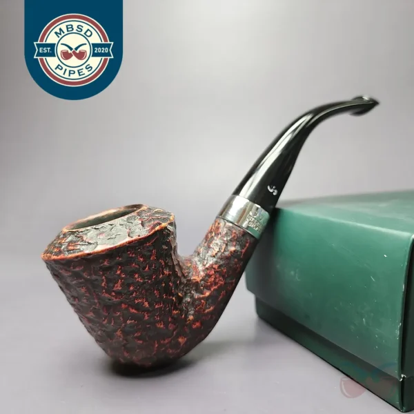 Peterson Donegal Rocky B10 Rusticated Calabash Estate Briar Pipe, Irish Estates