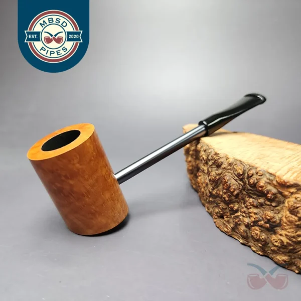 Nording Compass Smooth Poker Estate Briar Pipe, Unsmoked