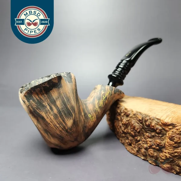Nording Signature Matte Smooth Freehand Estate Briar Pipe, Unsmoked
